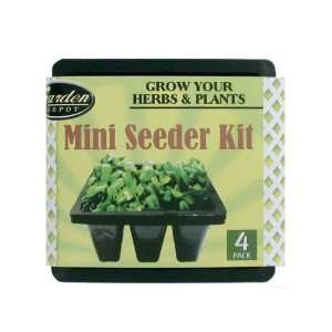 New   4 Pack miniature seeder kit   Case of 72 by garden depot Patio 