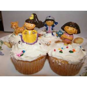   Dora the Explorer Cake Toppers / Cupcake Decorations 