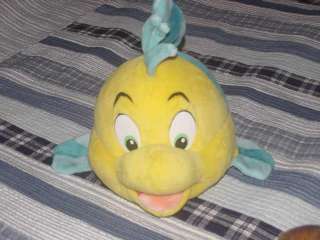 Jumbo Disney Flounder Plush Toy From The Little Mermaid  