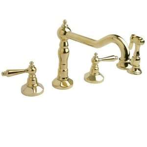   with Lever Handles and Side Spray, Millennium Brass