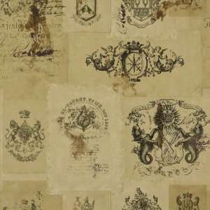  Blason Novelty Parchment by Ralph Lauren Wallpaper