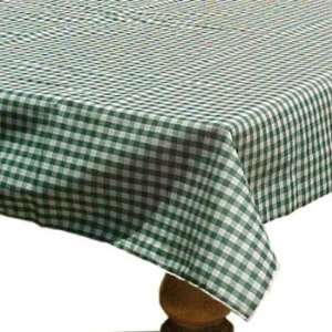 Green Check Cafe Table Cloth