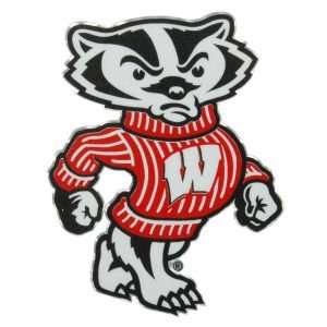  Wisconsin Badgers Bucky the Badger Holographic Decal 