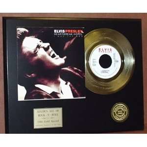 Elvis Presley 24kt 45 Gold Record & Original Sleeve Art LTD Edition 