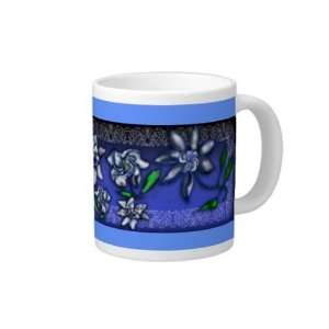  Twilight Gardenia Large Coffee Mug: Home & Kitchen