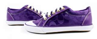   Signature Barrett Purple Logo Sneakers Tennis Shoes 8.5 New  