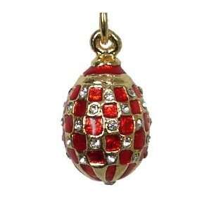  Faberge Style Egg Pendant 02951RD 