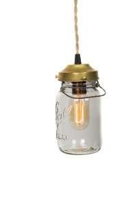 Vintage Simply Modern Ideal Canning Mason Jar Pendant Light  