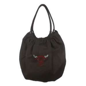  Chicago Bulls Canvas Tote Bag with Crystal Team Logo 