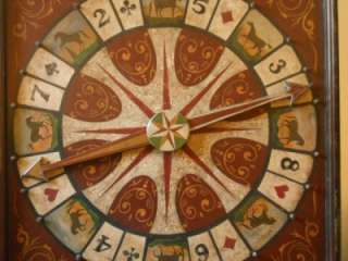   this Reproduction of a 19 th Century Roulette Game Board called Derby
