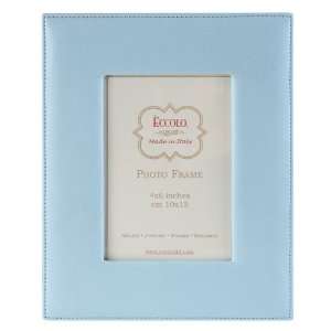  Leather Picture Frame, Baby Blue, 5x7