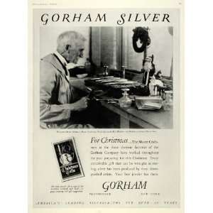  1925 Ad Gorham Silver Christmas William Munn Smith NY 