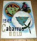 Mt Pleasant Kannapolis Concord NC 1949 Cabarrus County vintage program 