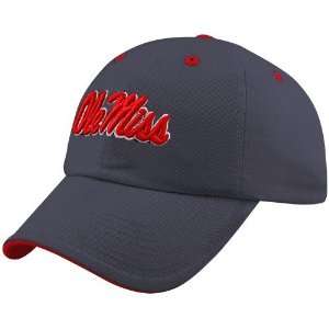   Mississippi Rebels Navy Blue Crew Adjustable Hat: Sports & Outdoors