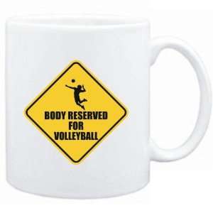  Mug White  BODY RESERVED FOR Volleyball  Sports Sports 