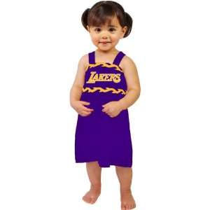  Klutch Los Angeles Lakers Toddler Girls Braided Dress 