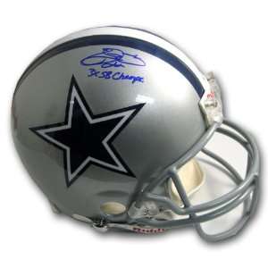  Autographed Emmitt Smith Dallas Cowboys Proline Helmet 