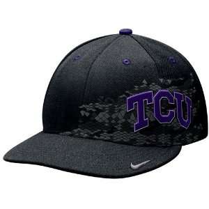  Nike Texas Christian Horned Frogs Black Rivalry Swoosh 