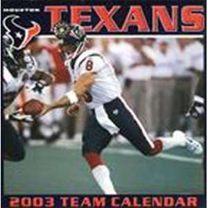  Houston Texans 2003 Wall Calendar