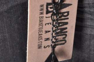 NWT BIANCO Jeans Black Stretch Skinny Jeans $125 sz 26  