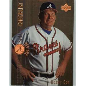  1996 Upper Deck #477 Bobby Cox CL   Atlanta Braves 