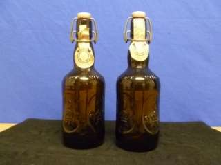 Lot of 2 German Ultenmunster Brauer Bier Bottles U34  