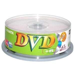  Ridata DVD+R 16X 4.7 GB Discs with Cake Box (25 pack 