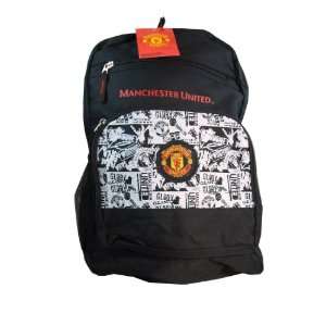  Manchester United Team Logo Backpack   007: Sports 