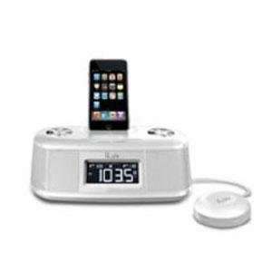  WHITE IPOD DUAL ALARM: MP3 Players & Accessories