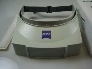 ZEISS D 6 WATCHMAKERS PROFESSIONAL HEAD WORN LOUPE L  