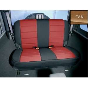   Ridge 13262.04 Black/Tan Custom Neoprene Rear Seat Cover: Automotive