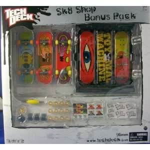   : Tech Deck Toy Machine Skate Bonus Pack Random Designs: Toys & Games