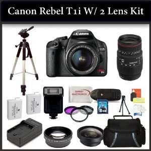 EOS Rebel T1i Digital Camera Kit Includes Canon EOS Rebel T1i Digital 