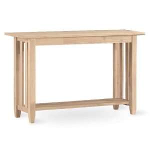    International Concepts Mission Sofa Table BJ6S 