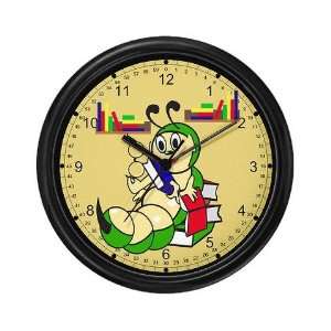  Laid back Bookworm Pets Wall Clock by CafePress: Home 