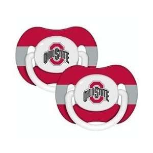  Ohio State Buckeyes Pacifiers 2 Pack Safe BPA Free: Baby