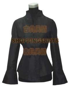 chinese jacketing frock clothing outerwear 060705 black  