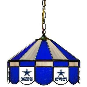  Dallas Cowboys 16in Pub/Bar Stained Glass Lamp/Light 