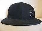 ny yankees 59fifty black white fitted baseball cap hat expedited