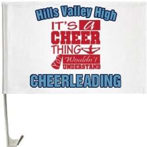  Cheer Flag: Custom One Sided Driver Side Car Flag: Patio 