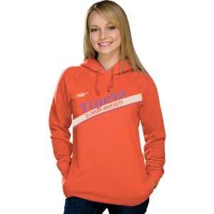   Orange Long Boyfriend Pullover Hooded Sweatshirt: Sports & Outdoors