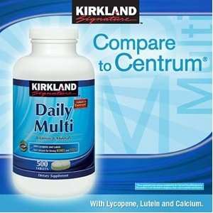  Kirkland Signature Daily Multi Vitamins & Minerals Compare 