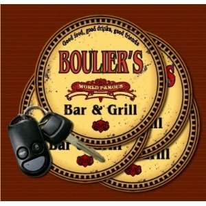  BOULIERS Family Name Bar & Grill Coasters Kitchen 
