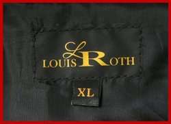 LOUIS ROTH GOLD/BLACK DIAMONDS TUXEDO VEST & BOW TIE XL  