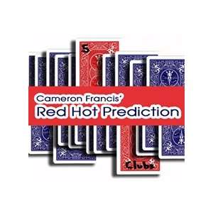 Red Hot Prediction Cameron Francis Magic Tricks Cards