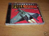 JetFighter Full Burn JET FIGHTER PC CD ROM CDs 3&4 DOS 4015756110701 