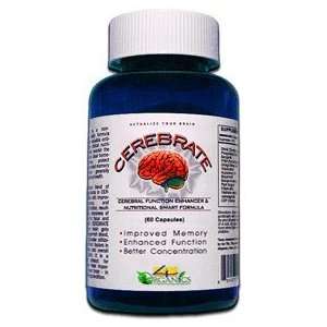  Cerebrate Brain & Memory Support Supplement   Bottle (60 