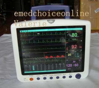 parameter 12.1 inch Patient Monitor+Printer ECG, NIBP, SPO2, TEMP 