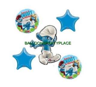   CLUMSY blue birthday party supplies jumbo mylar balloonS SET  