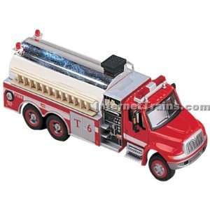   Scale International 4300 3 Axle Fire Tanker Truck   Red: Toys & Games